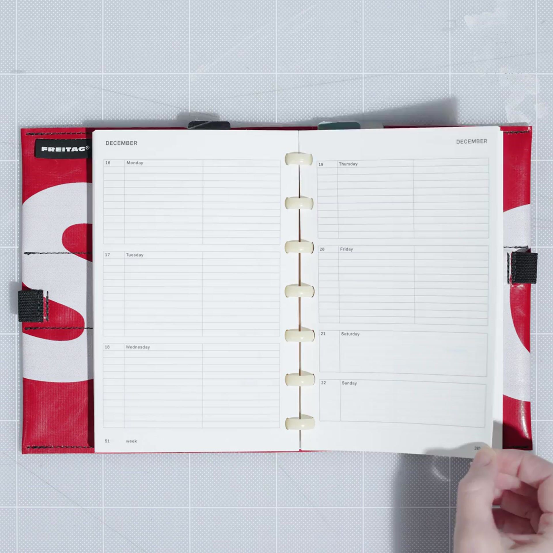 F26/I AGENDA INLAY | FREITAG
